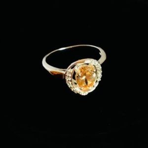 Sterling Silver Citrine ring